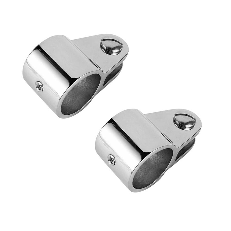 Amadget Bimini Top Jaw Slide, 2 PCS Marine Boat Hardware Fitting Stainless Steel Inside Dia 1" - Image 1